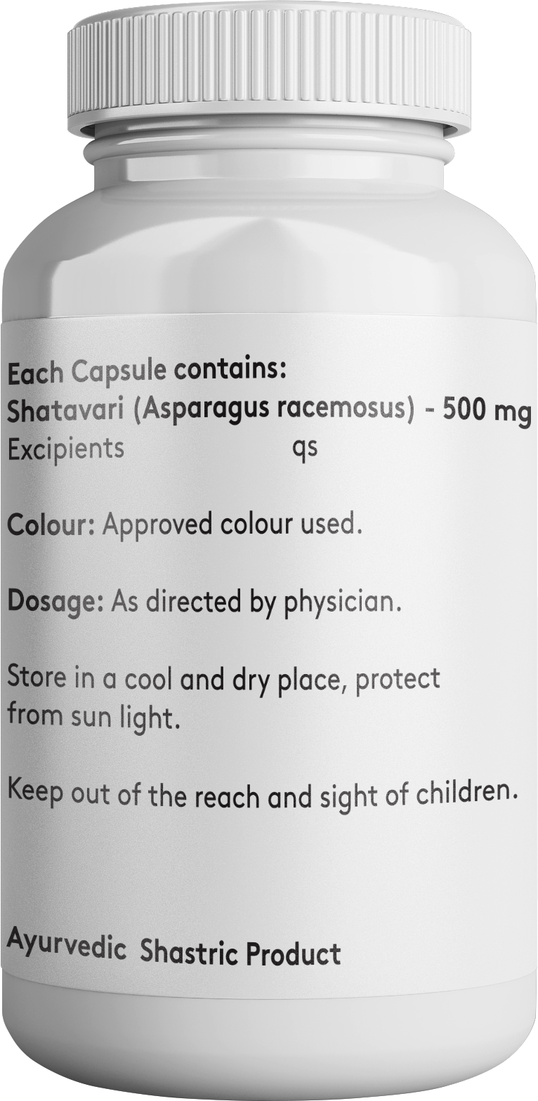 Shatavari - 500mg Capsule