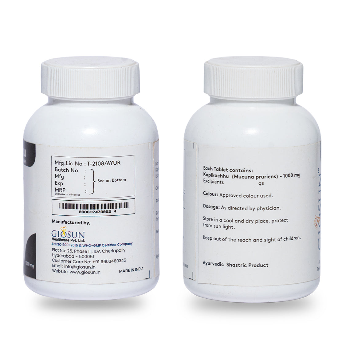 Kapikachhu Capsules - Helps to Boost Libido (60 Capsules - 500/1000mg)