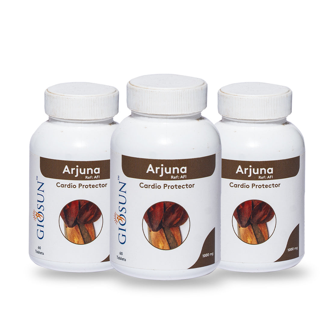 Arjuna Capsules - Helps to Promote Heart Health, Helps to Manage Cholesterol & Metabolism (60 Capsules - 500/1000mg)
